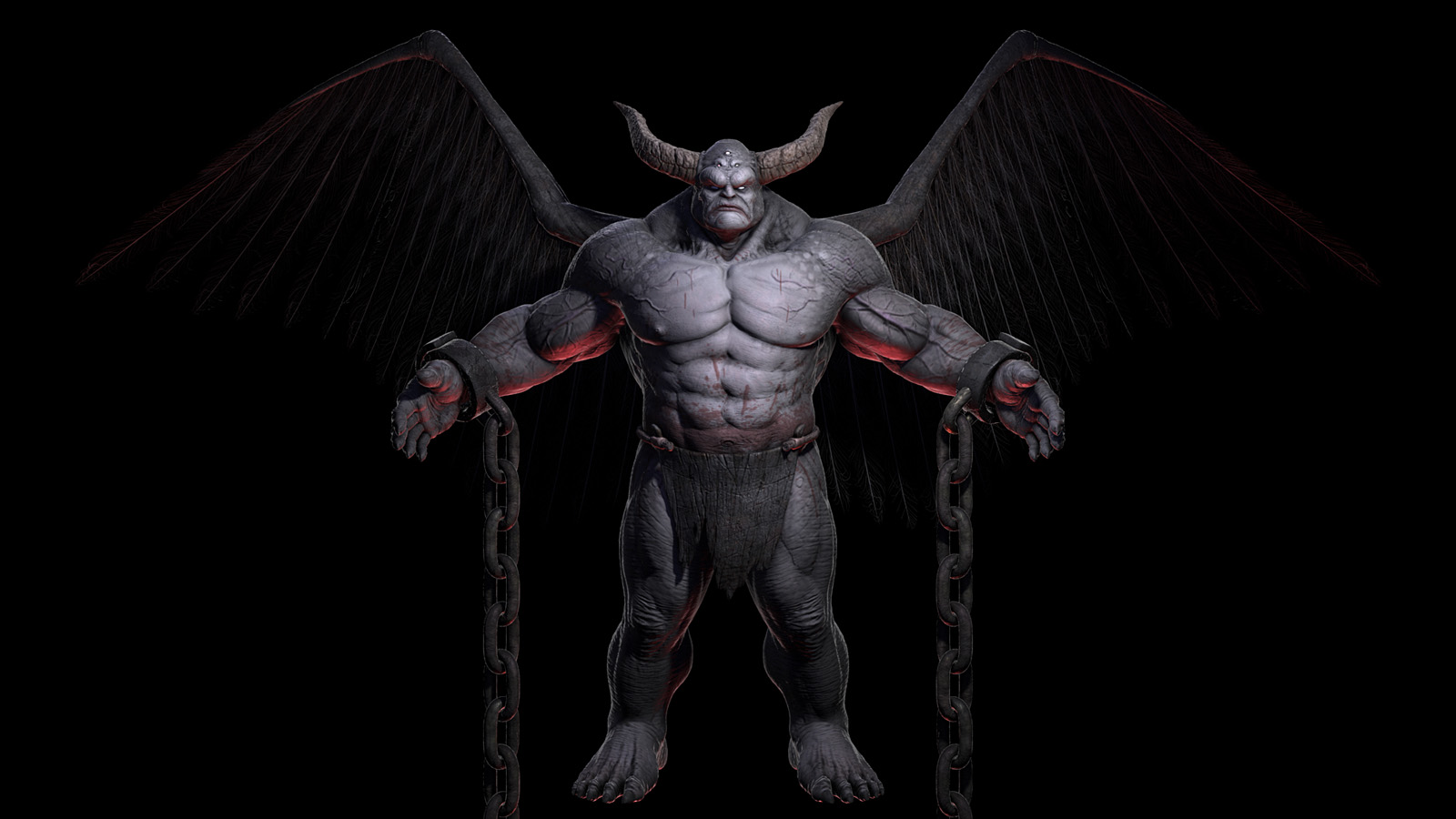 Daemon 64 bit. Демон модель. Дьявол 3д модель. Демон моделька.