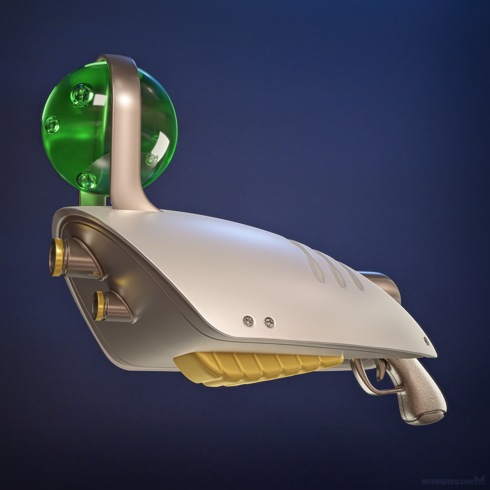 metin-seven_3d-industrial-product-designer-visualizer_space-toy-plasma-retro-raygun