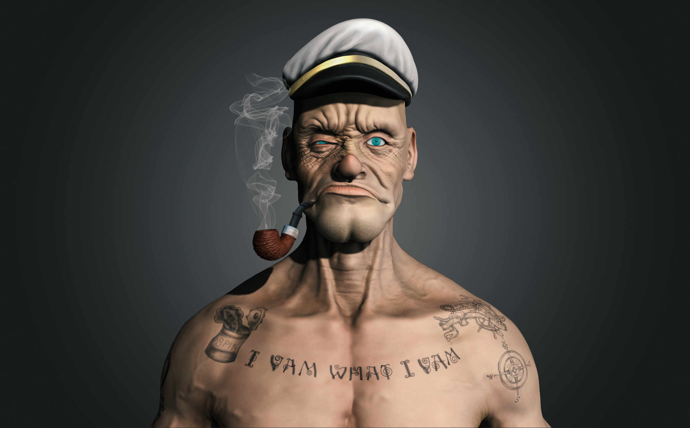 Popeye The Sailor Man ZBrushCentral Popeye The Sailor Man ZBrushCentral