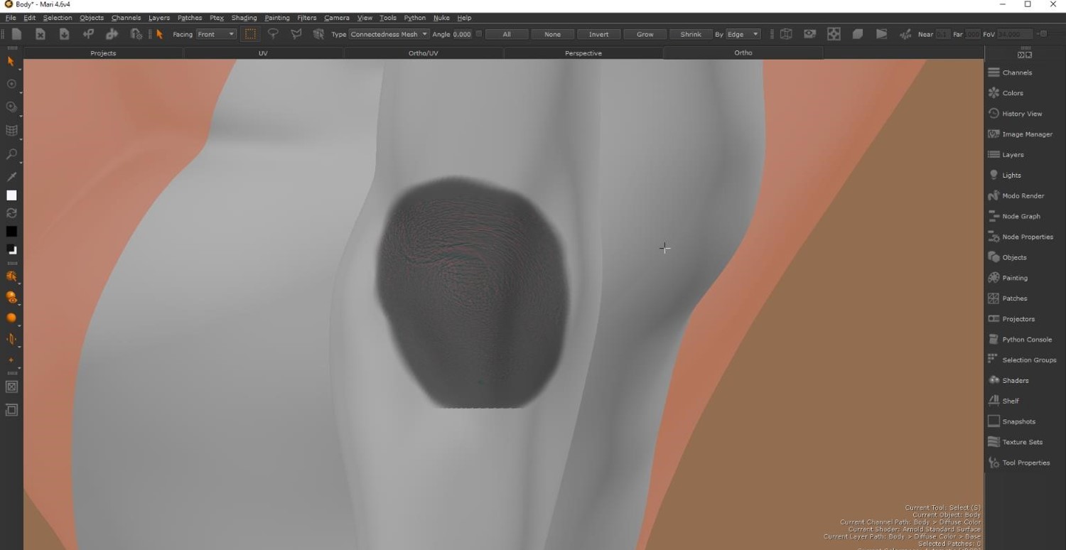 Displacment using alphas