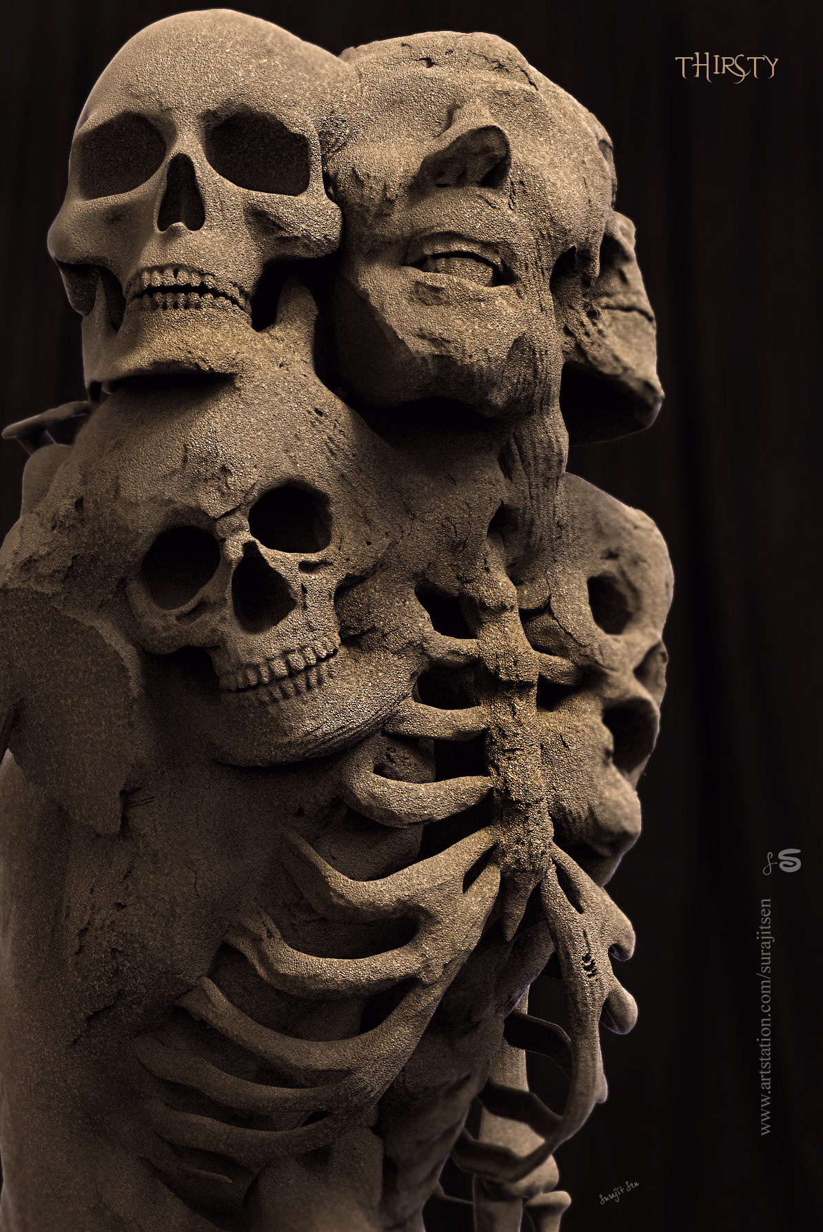 Thirsty_Digital_Sculpture_SurajitSen_Aug2019