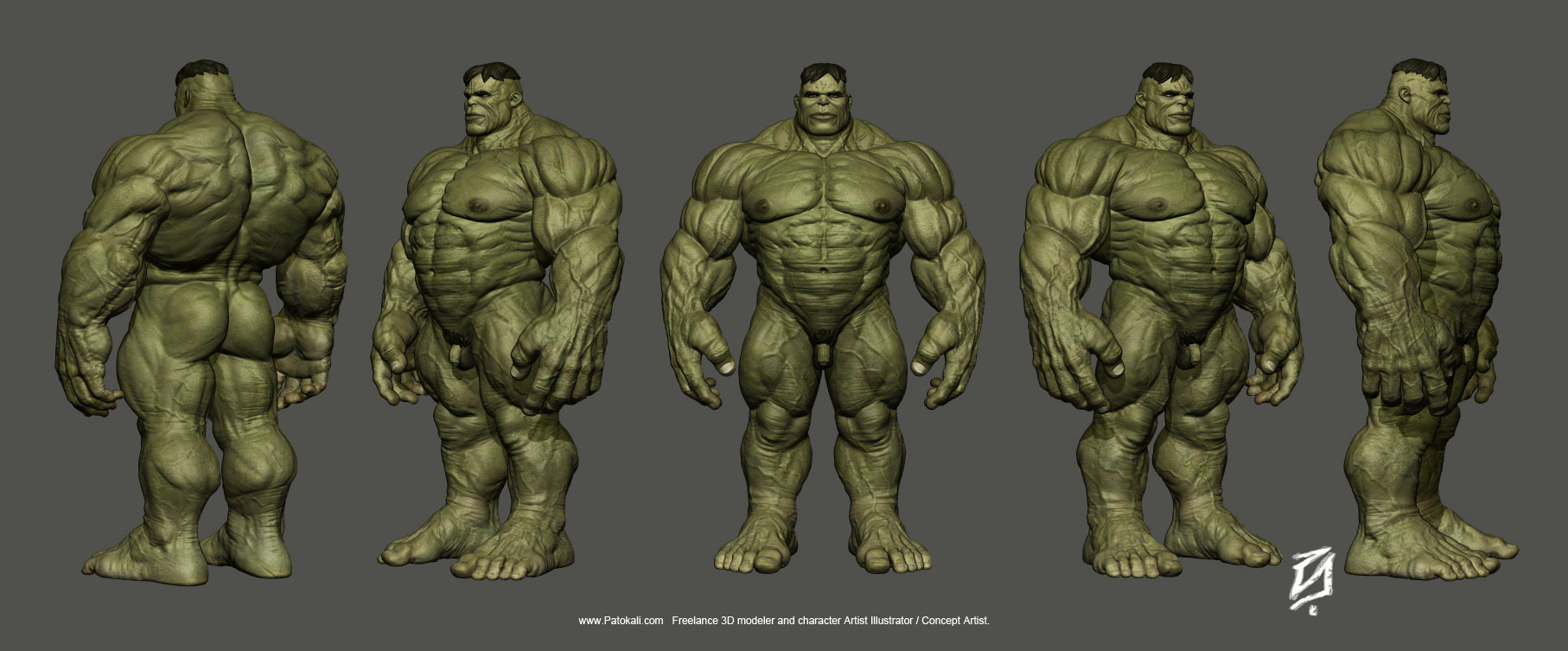 Hulk naked