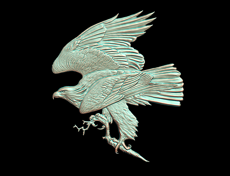 Eagle-3DRelief 800
