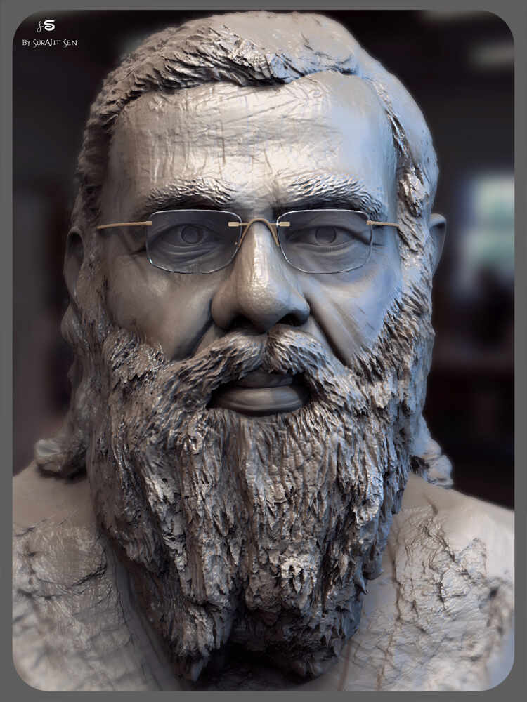 PM_MODI_Digital_Sculpture_Surajit_Sen_June2021AL