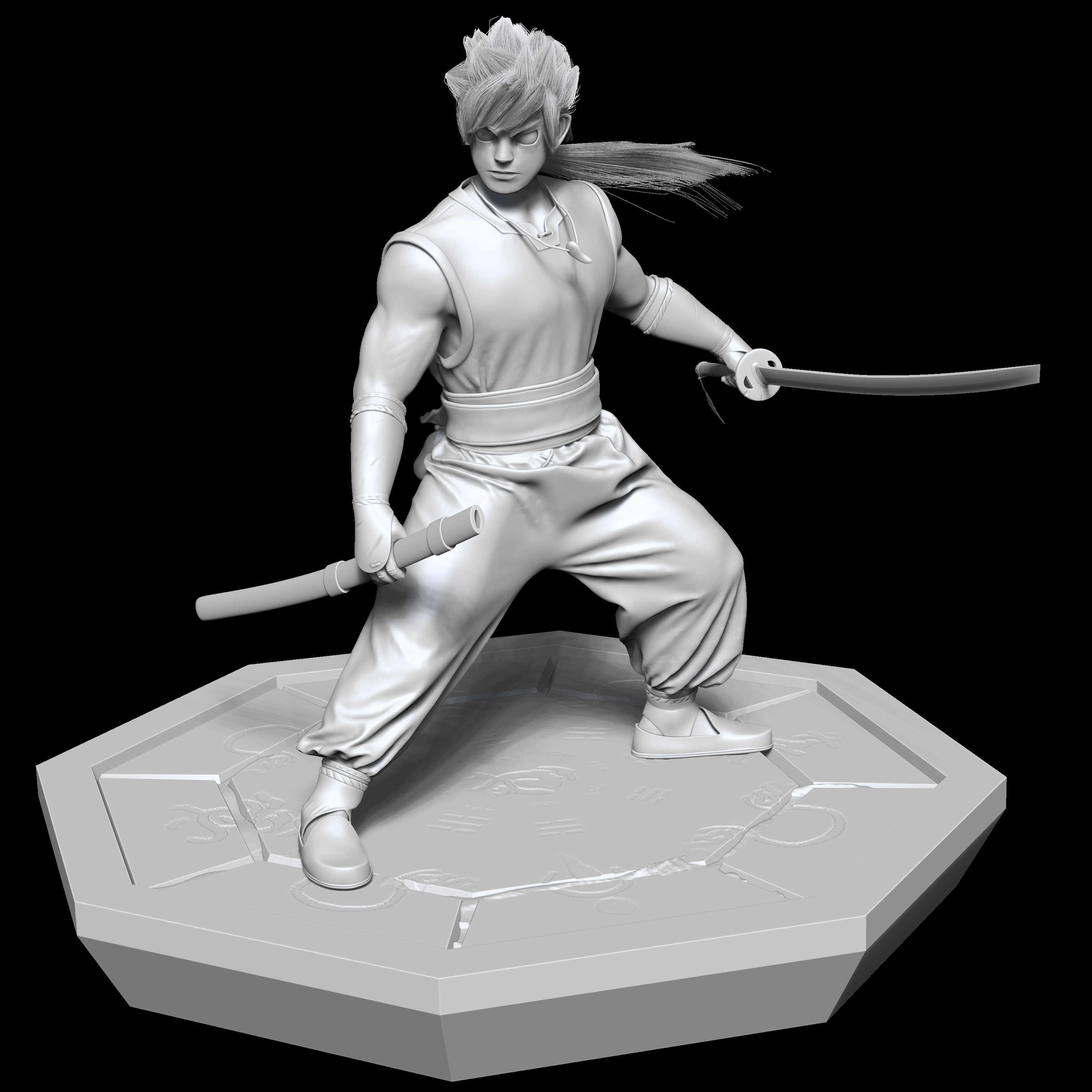 Ryu Breath of Fire IV ZBrushCentral