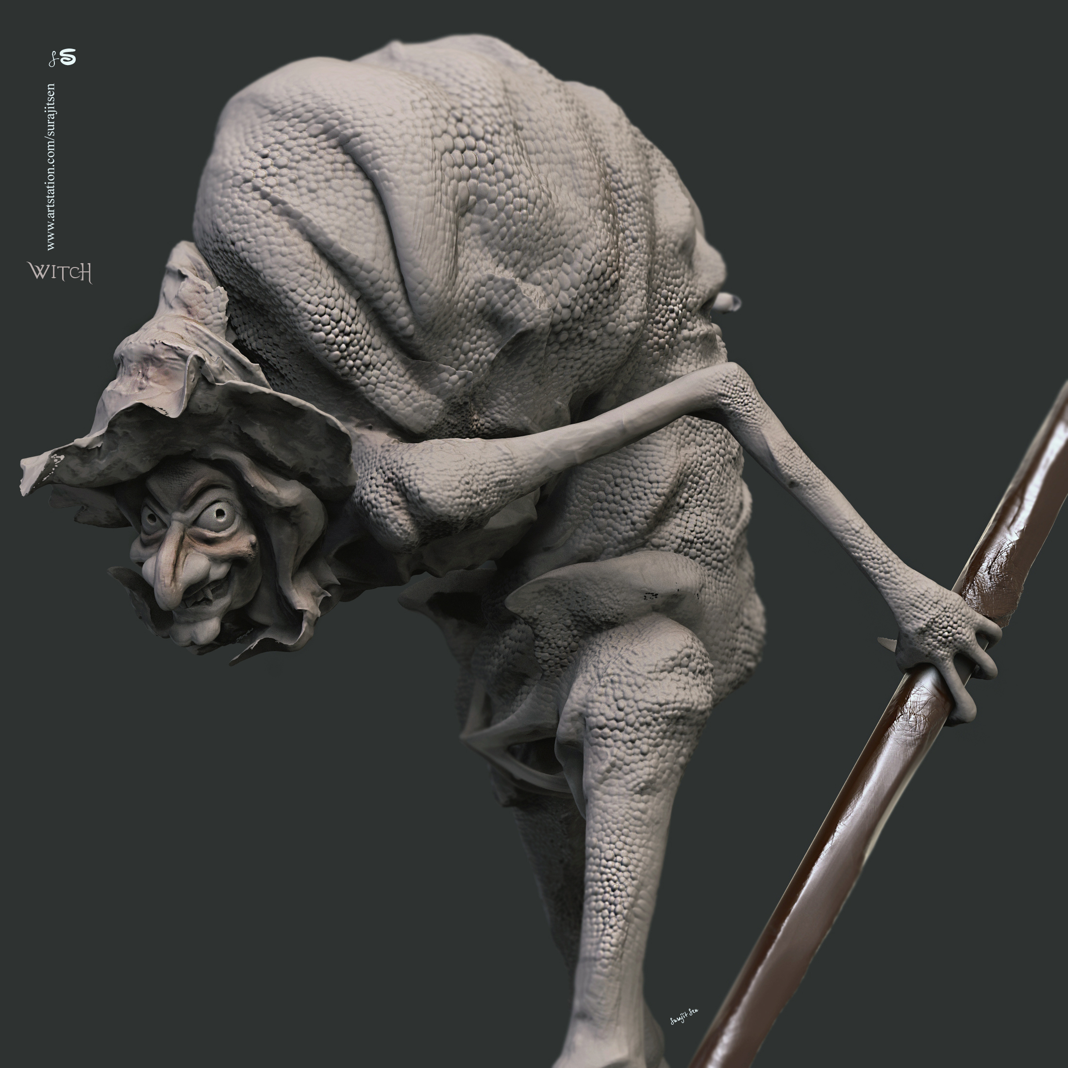 Witch_digital_Sculpture_SurajitSen_Oct2019