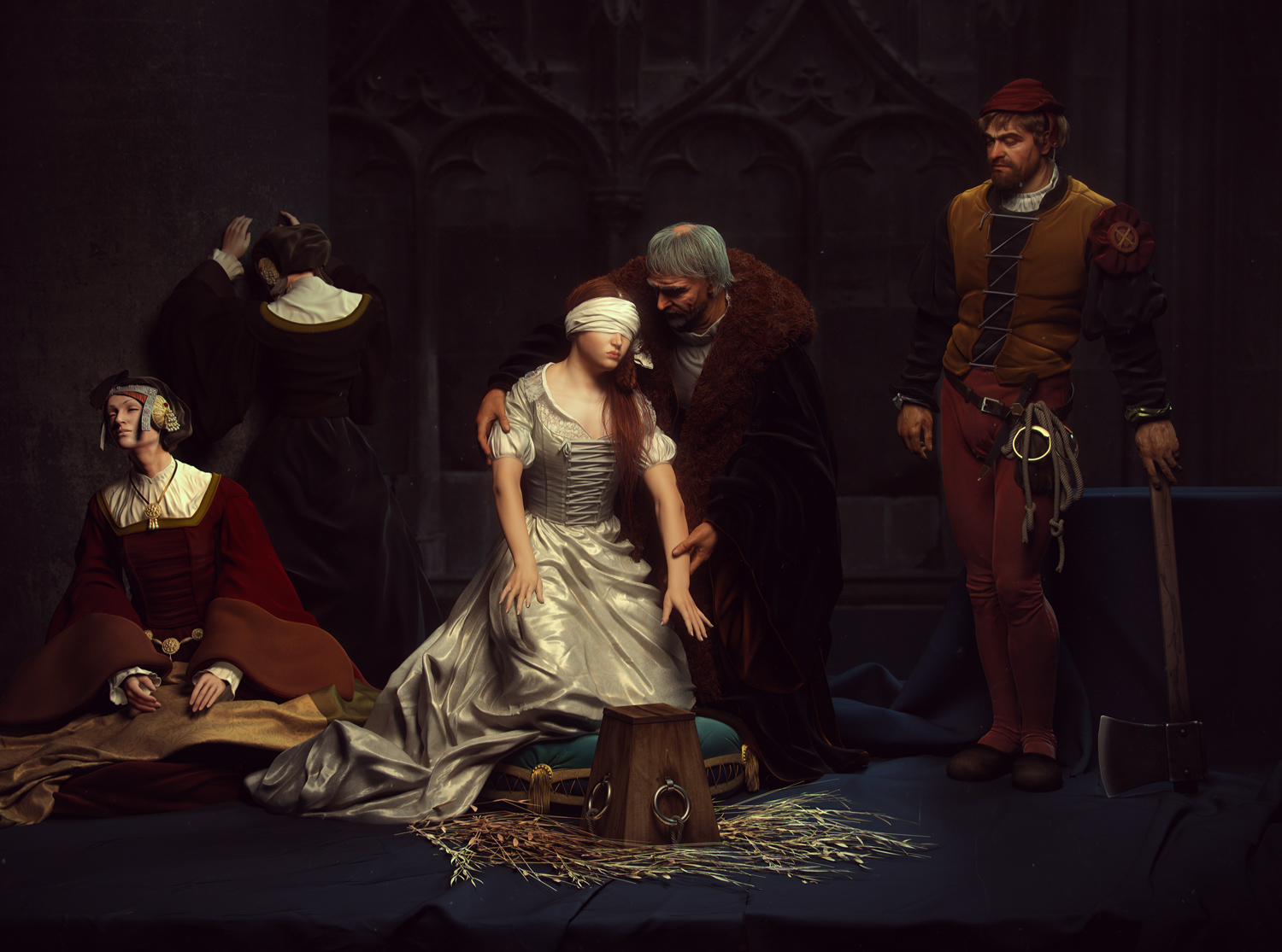 Lady Jane Grey Execution Painting