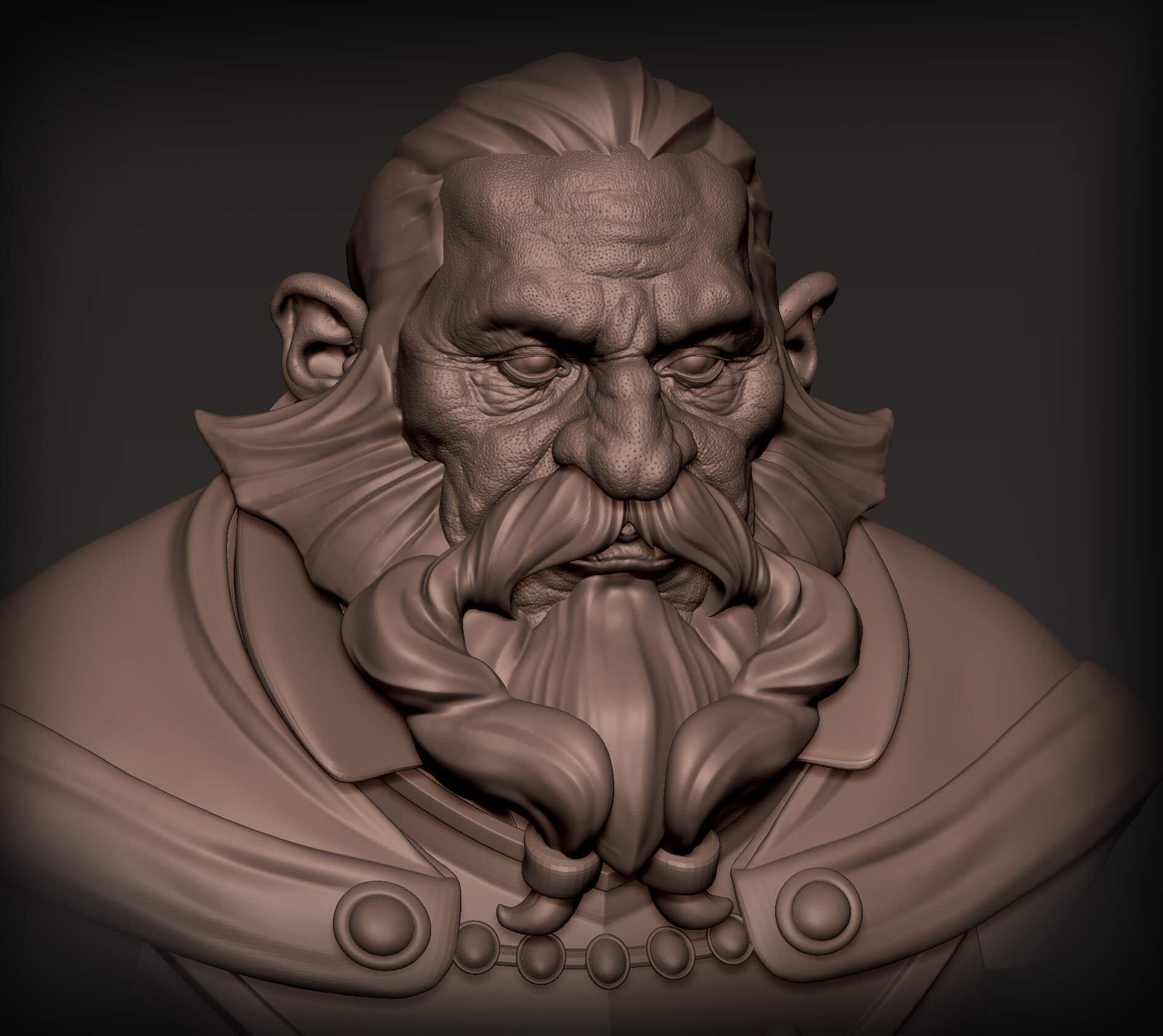Old dwarf In progress - ZBrushCentral
