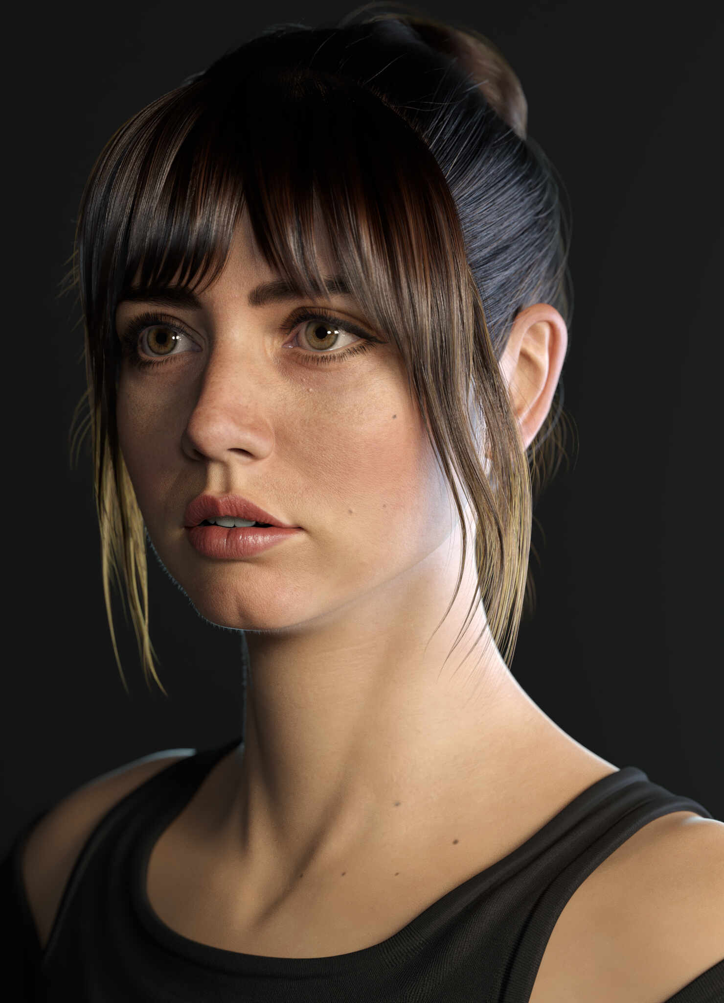 Ana de Armas - Sketch | 3D model