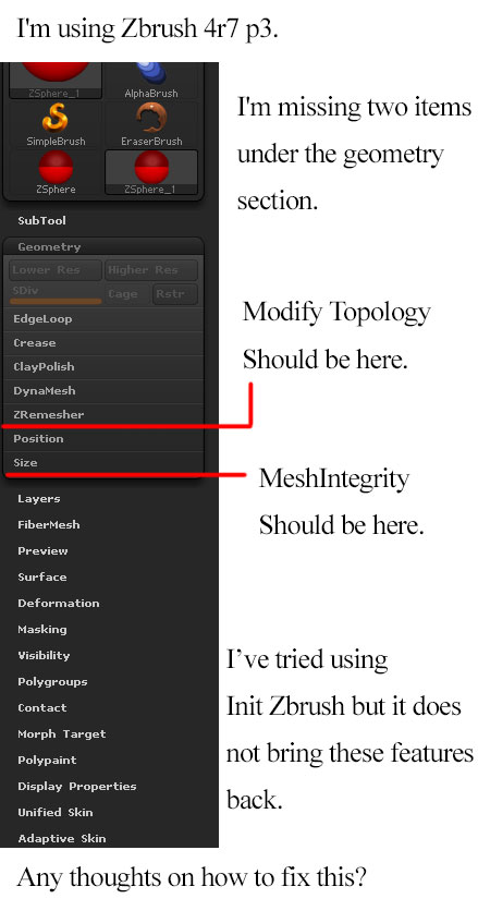title bar disappeared zbrush