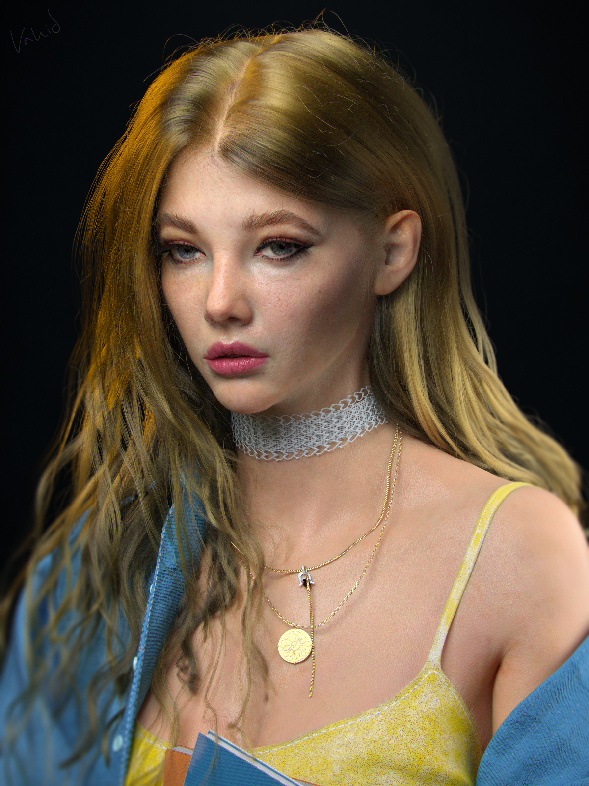 Catherin by vahid ahmadi zbrush work 02