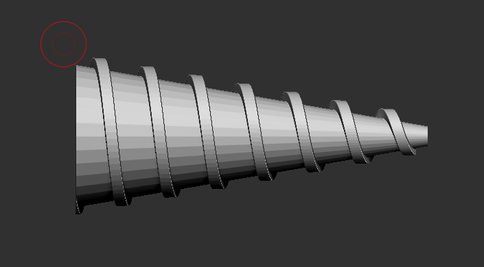 spiral edge loop zbrush