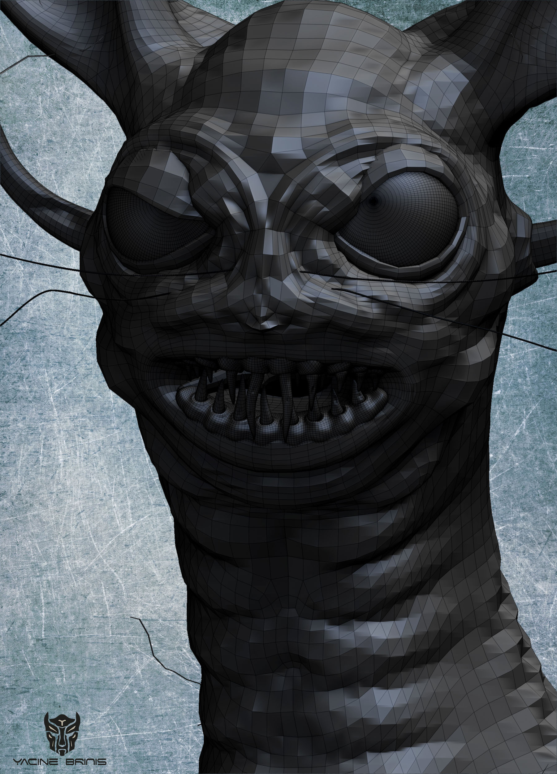 Retopology Image 01, Rabet Creature By Yacine BRINIS.jpg