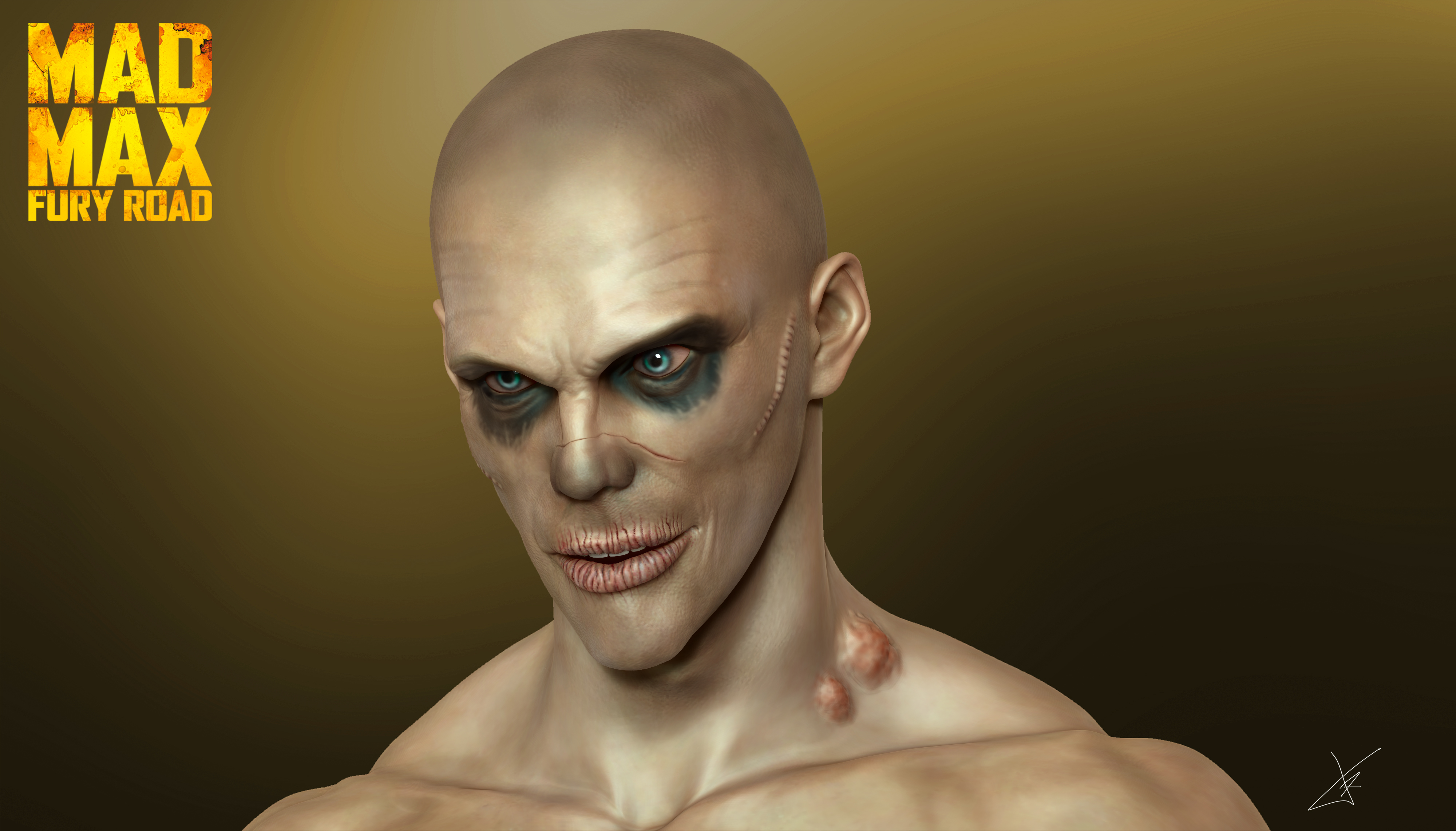 Nux, Mad Max Fury Road Character ZBrushCentral