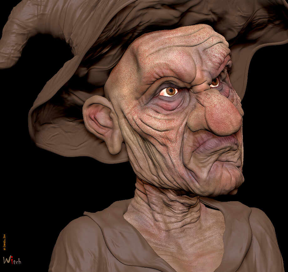 A5_Witch_Digital_Sculpture_SurajitSen_Nov2024_WIP4