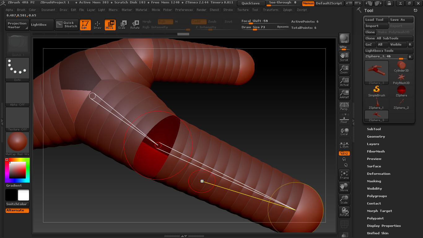 ZBRUSH 4 zsphere problem ZBrushCentral