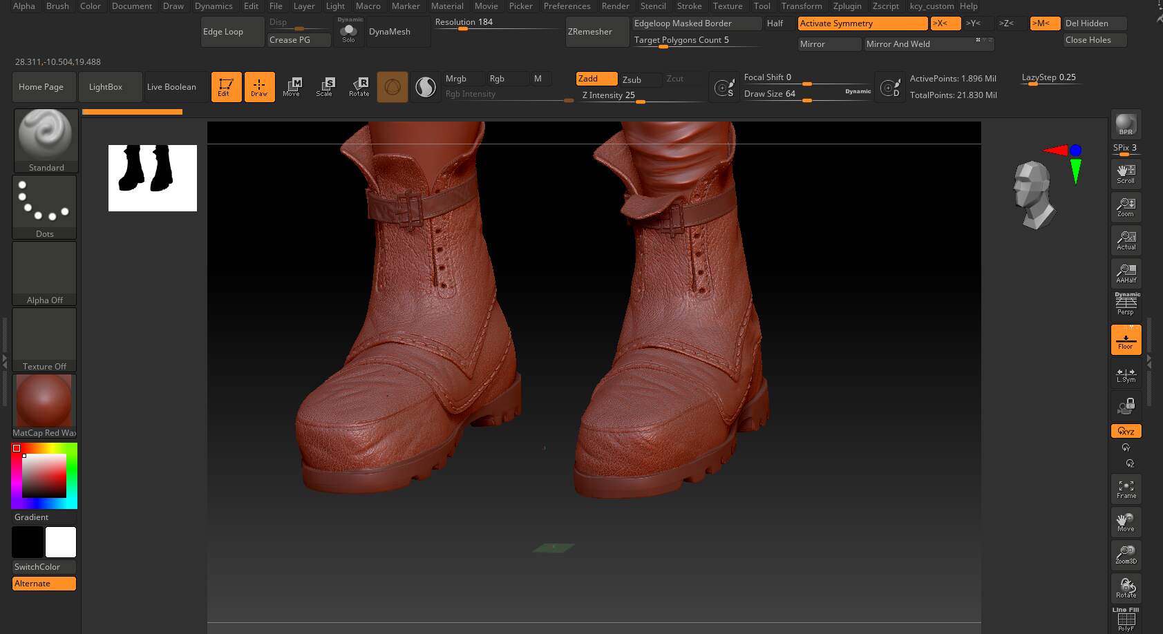 zbrush too many items in list