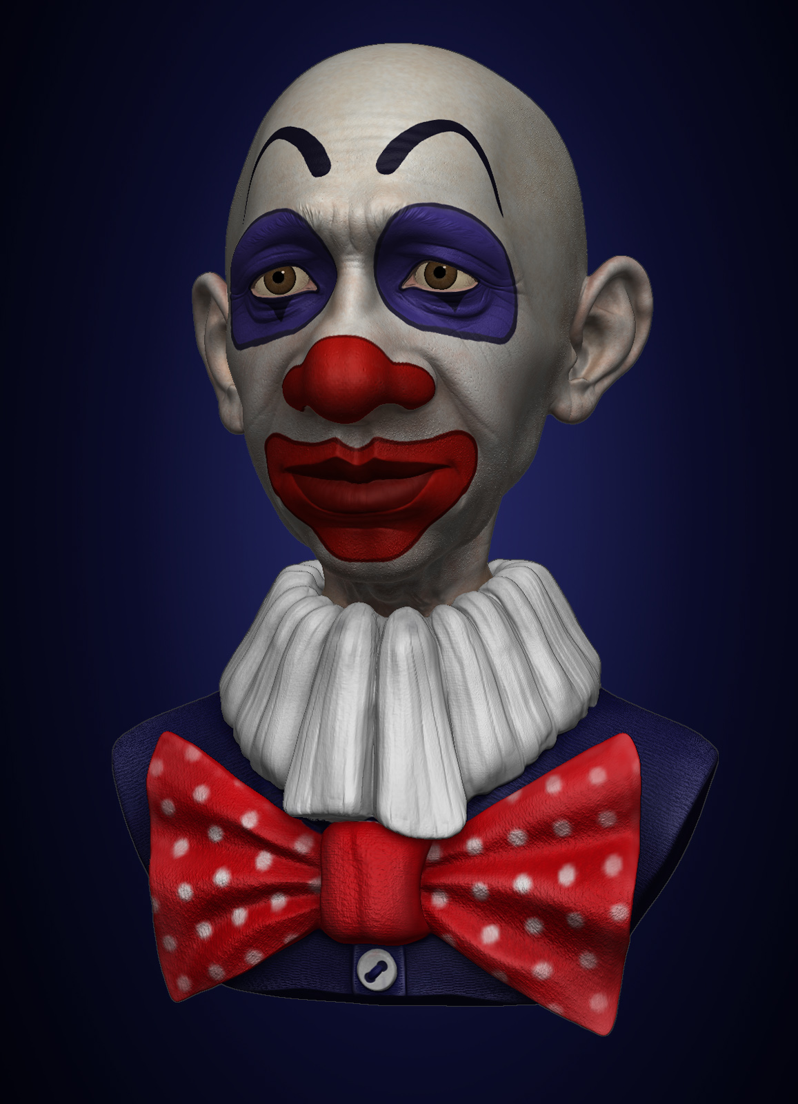3d модель клоуна