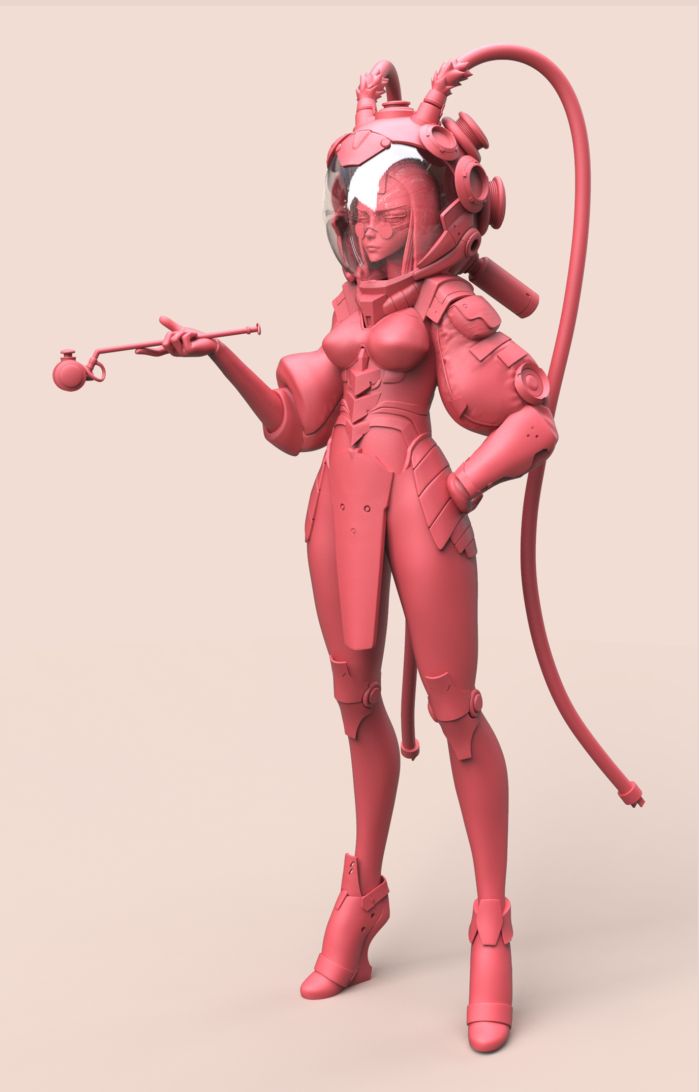pose--clay