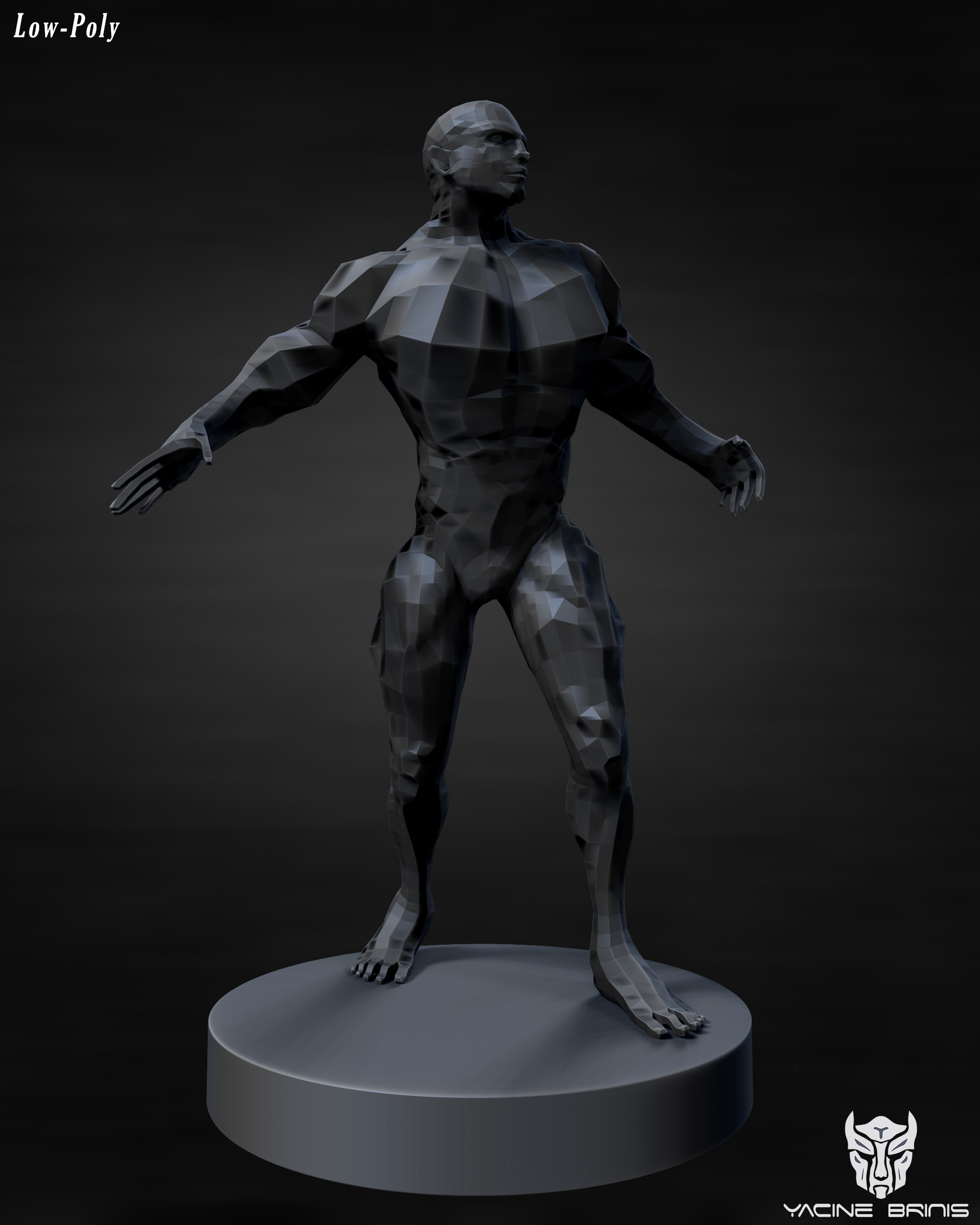 Low-Poly Hulk from the Avengers By Yacine BRINIS 3D Character & Creature Design.jpg