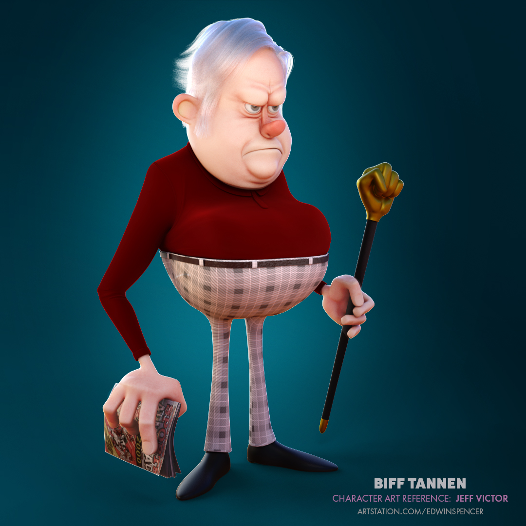 Biff Tannen(2015) Back to the Future ZBrushCentral