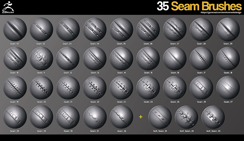 stitching brush zbrush free