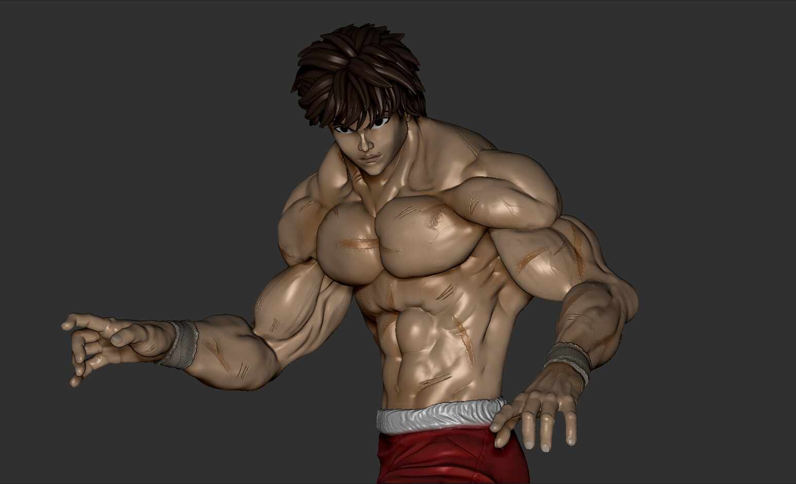 shin na platformě X: „RT @buulehya: WALLPAPER. ___ 範馬 刃牙 - BAKI HANMA  #bakithegrappler  / X