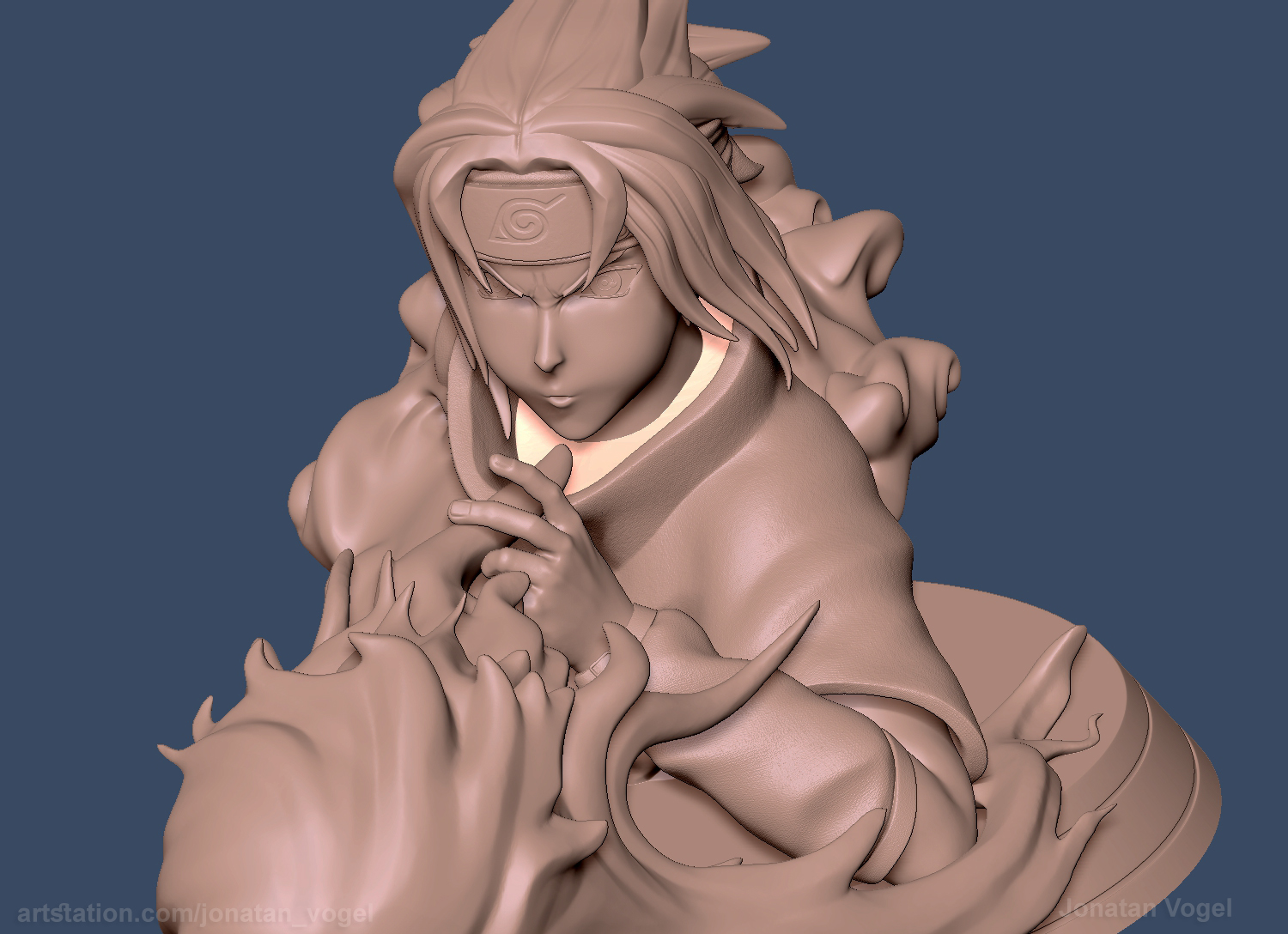 Sasuke Uchiha Bust - ZBrushCentral