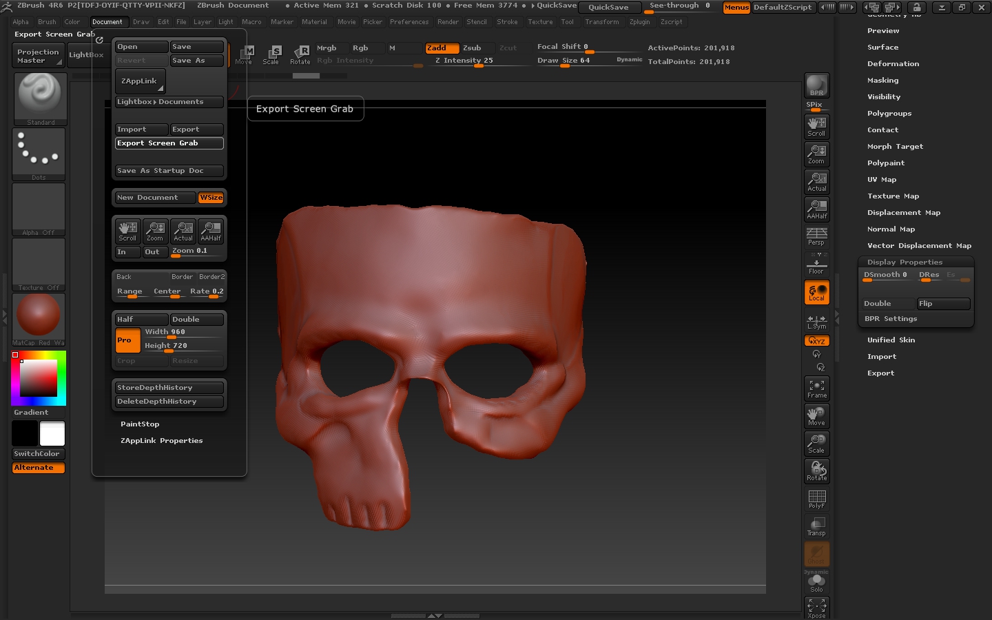 ask zbrush decimation master