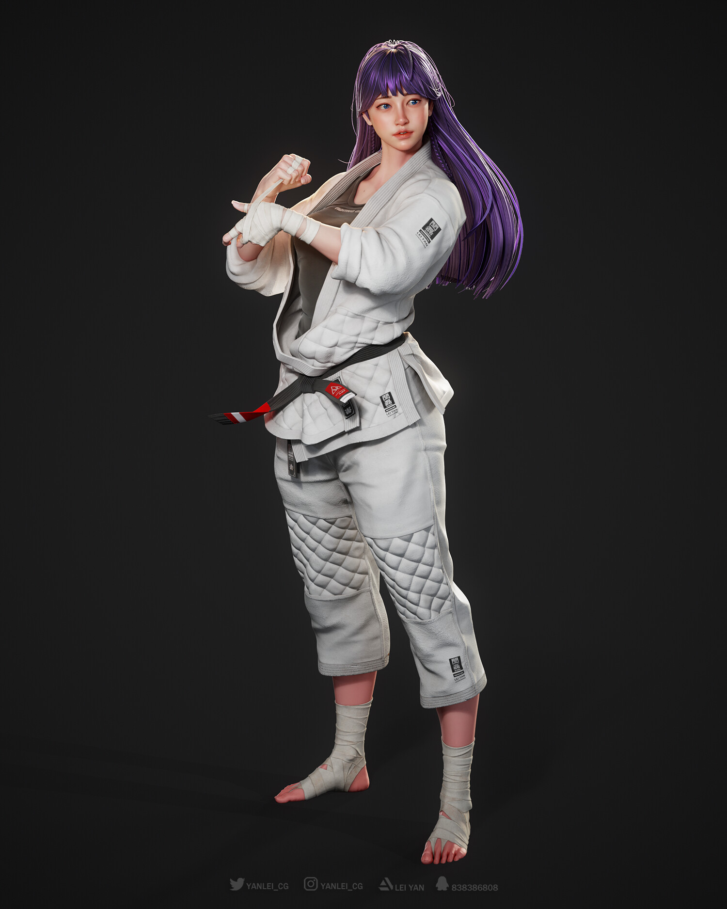 Fighting Girl ZBrushCentral