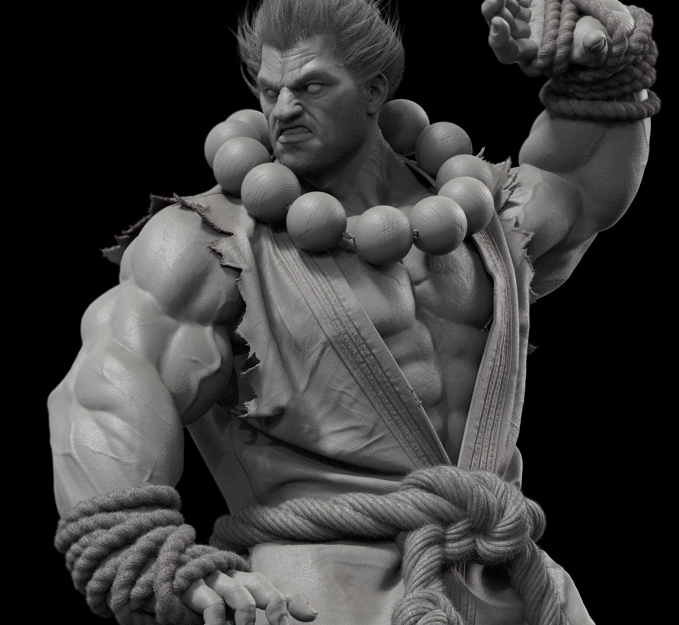 Akuma StreetFighters - ZBrushCentral Akuma StreetFighters - ZBrushCentral