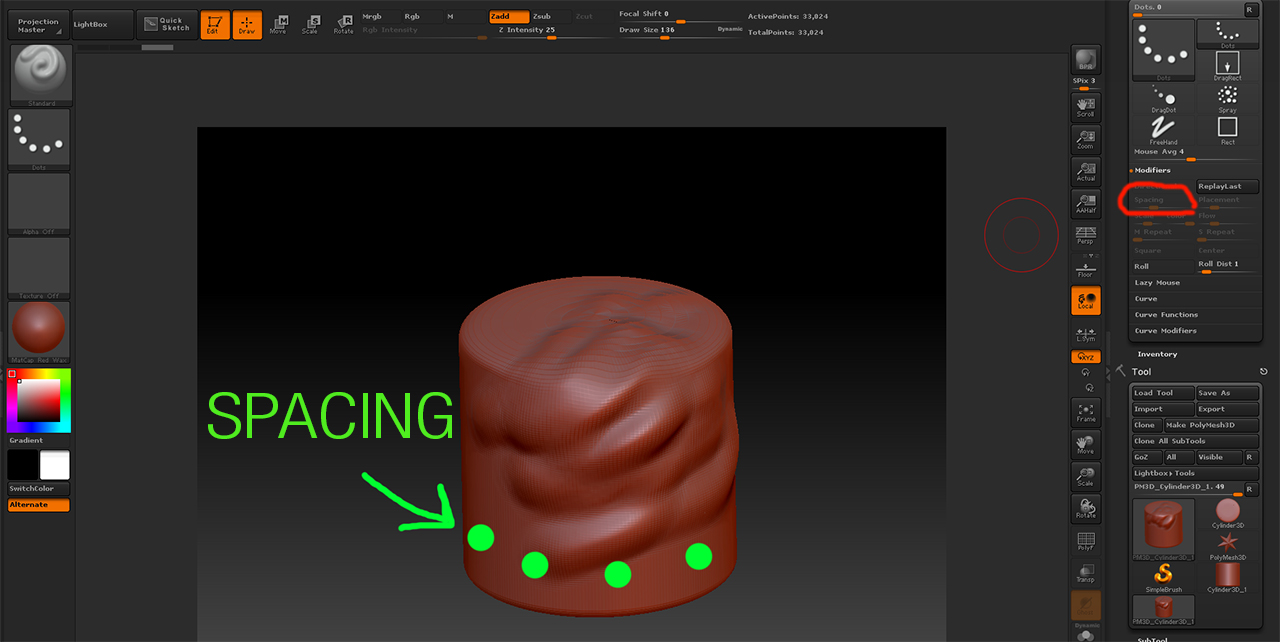 I need some help with curves and stroke spacing (I already watched