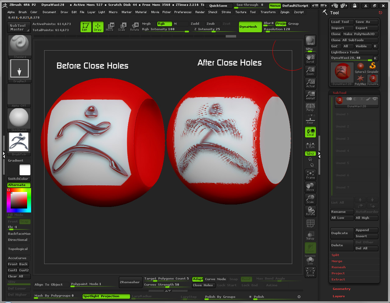 Close holes in zbrush gtol sym solidworks 2016 download
