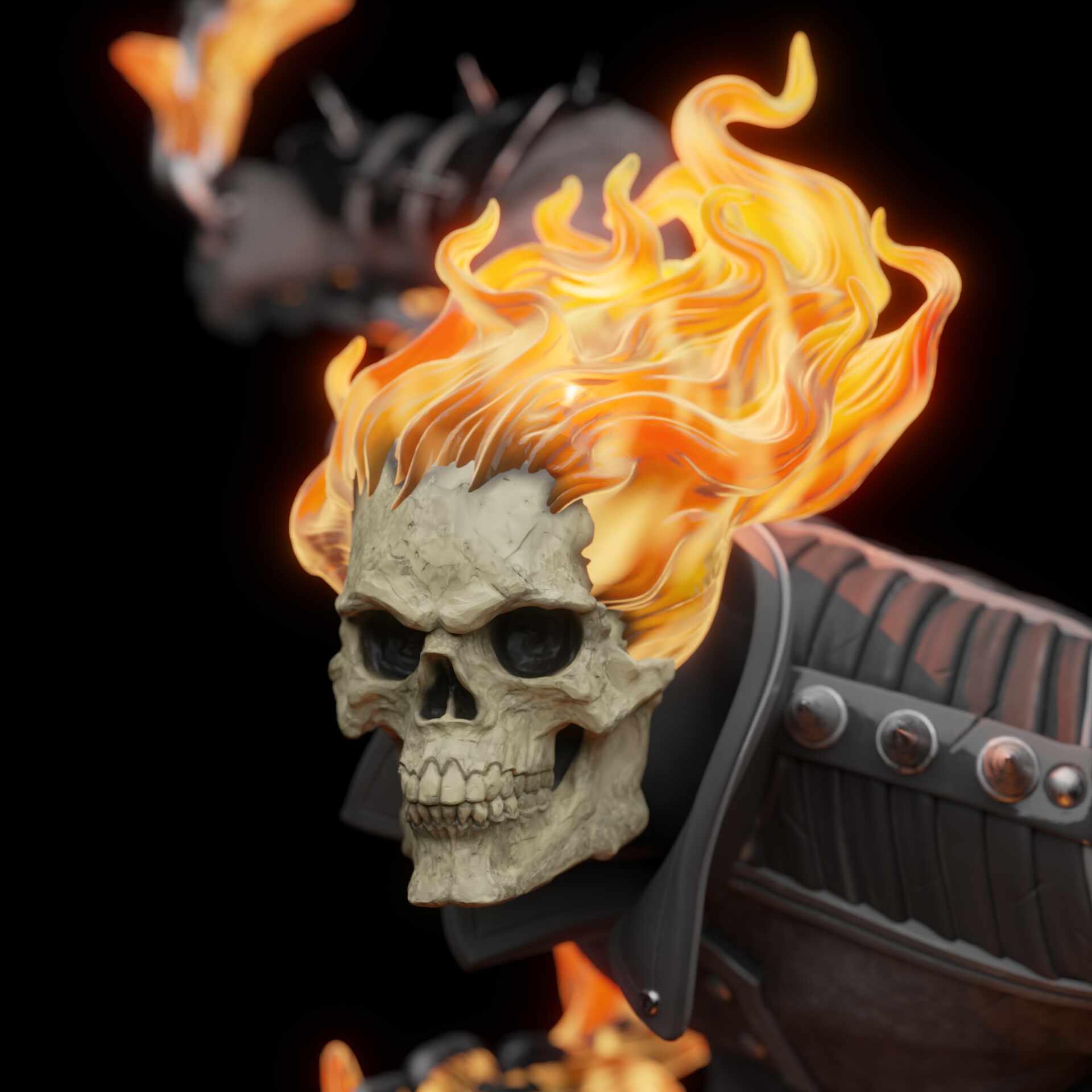 Ghost Rider Statue