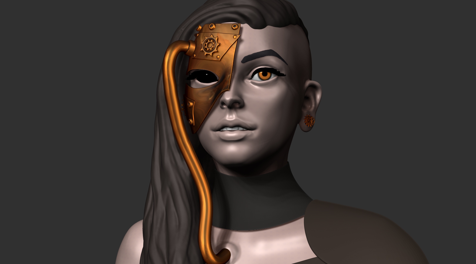 Live zbrush sculpt off