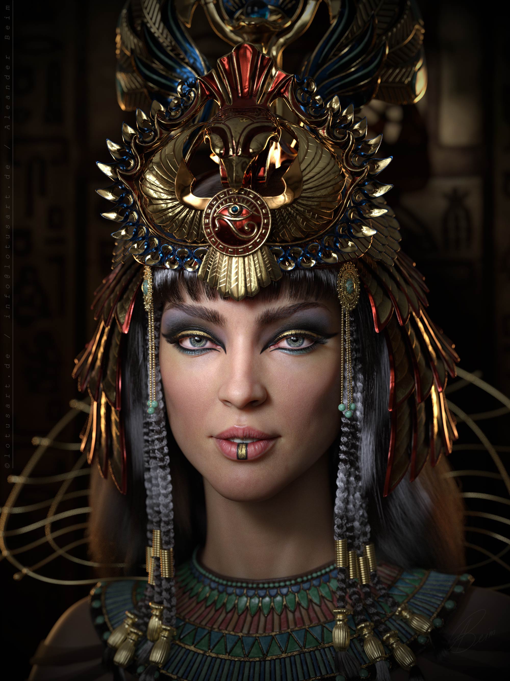 cleopatra_3d_character_historical_figure_pharaoh_egypt