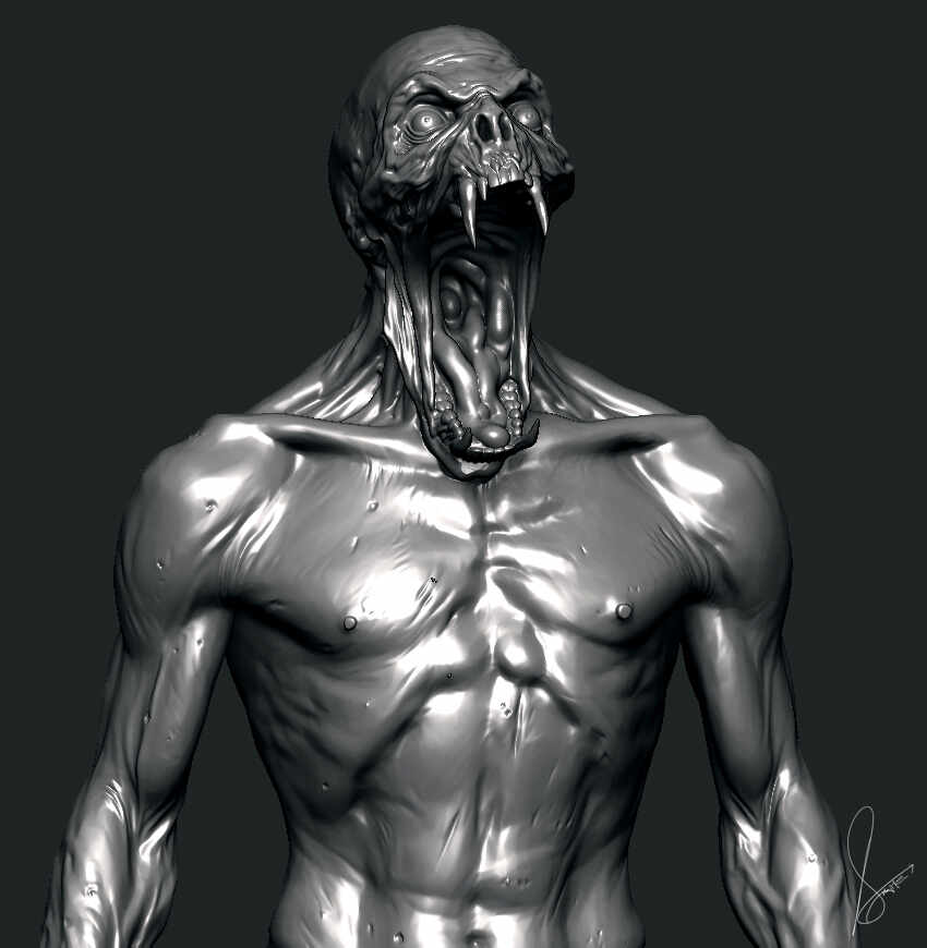 Creature_Digital_SCulpture_SurajitSen_May2026 WIP