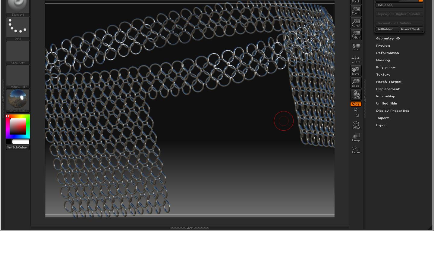 zbrush central imm repository chain mail