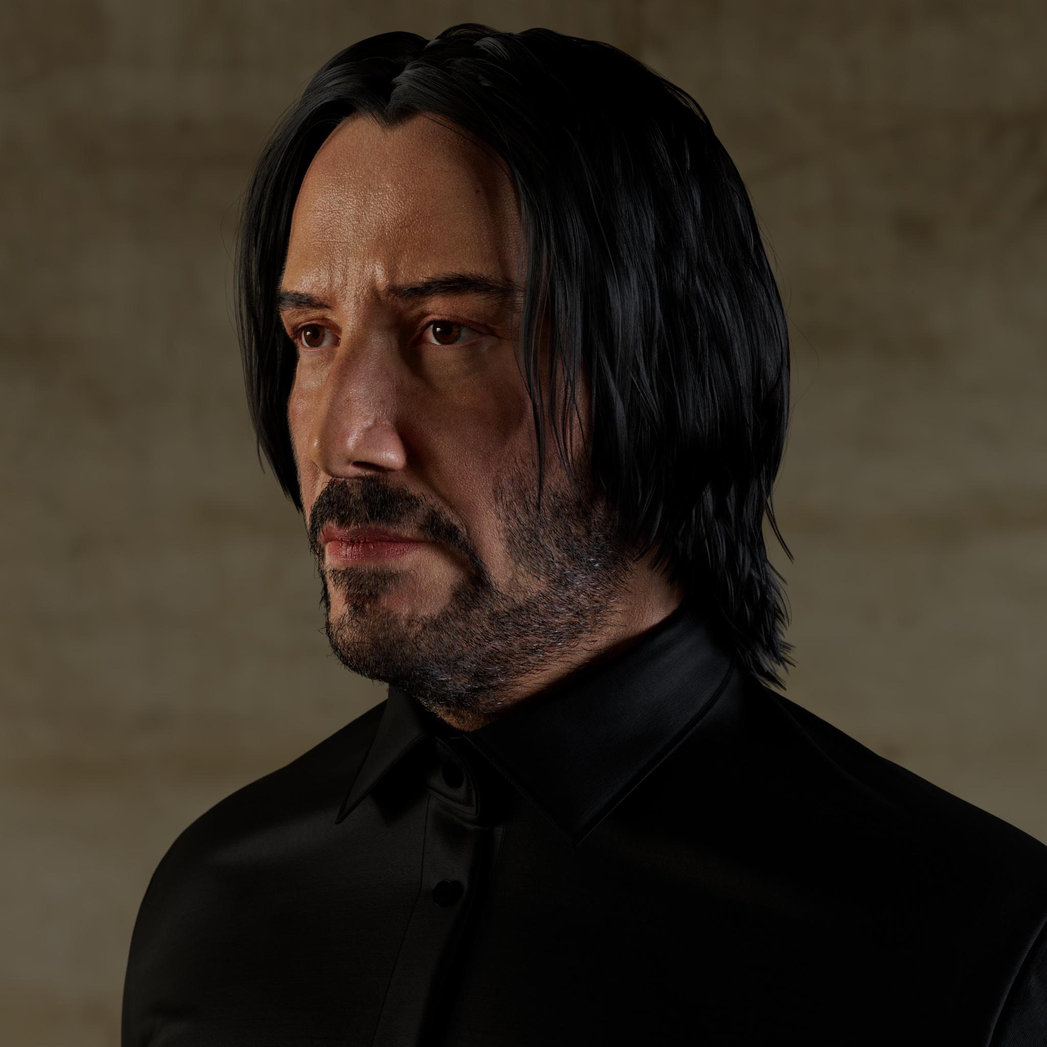 John wick hairstyle deals