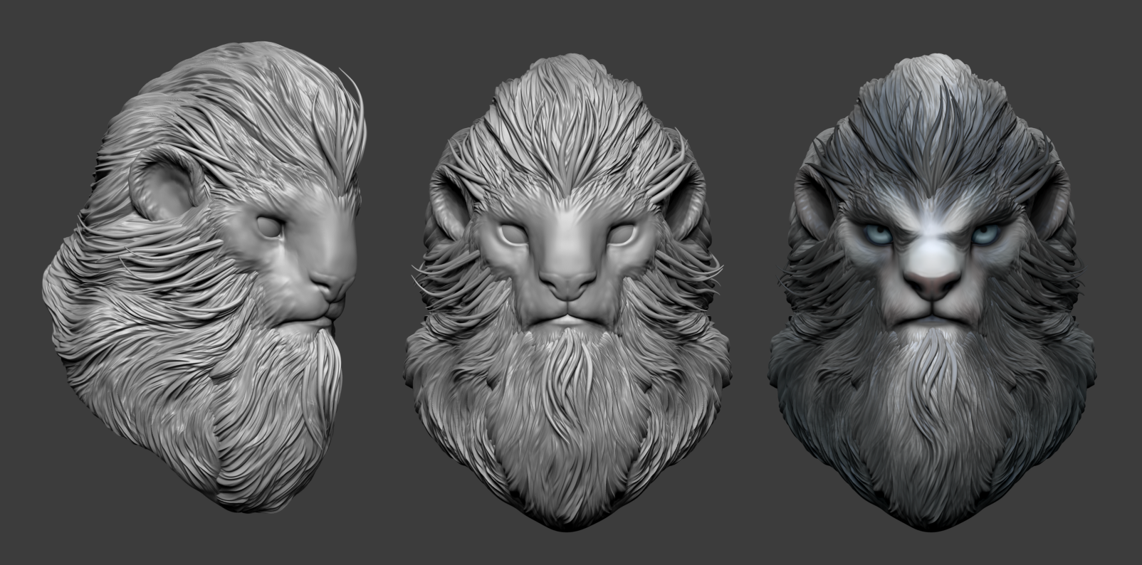 Blue lionman - ZBrushCentral Blue lionman - ZBrushCentral
