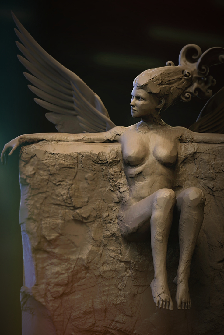 Sorceress2.2_Digital_Sculpture_SurajitSen_Jan2021_L
